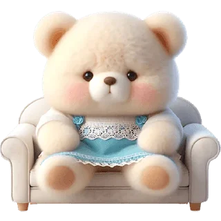 🥺 emoji Маленькая медведица @Nyasticks Telegram sticker 21 of 41