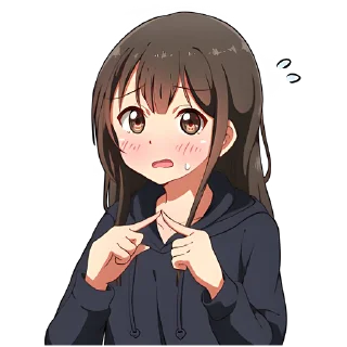 😳 emoji Парка Девочки @Nyasticks Telegram sticker 16 of 41