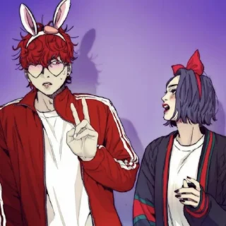 ❤️ emoji юми зайка Telegram sticker 5 of 15