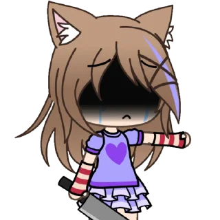 🔪 emoji ника гача лайф Telegram sticker 18 of 45