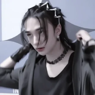 🥡 emoji #hyunjin;; {🥡} — @helpleymiks Telegram sticker 19 of 40