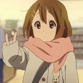✌️ emoji аниме k-on! @gokittygoe Telegram sticker 16 of 120