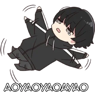 😖 emoji Юрудура-кун ч.2 @tg_sticks Telegram sticker 12 of 35