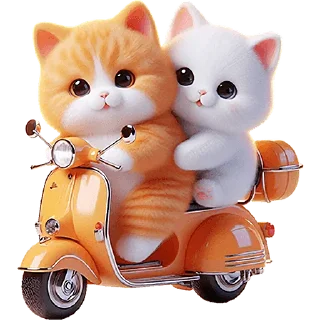 🛵 emoji Мяу-пара @Nyasticks Telegram sticker 24 of 41