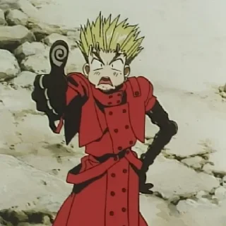 👍 emoji Trigun Telegram sticker 14 of 46