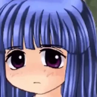 😠 emoji higurashi animated Telegram sticker 12 of 50