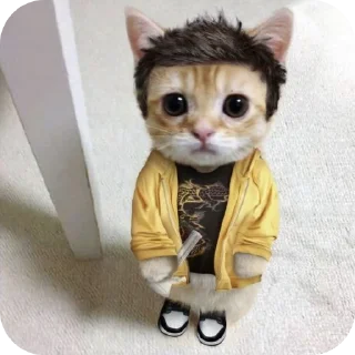 🐱 emoji Жессе Розовый чувак Telegram sticker 5 of 34