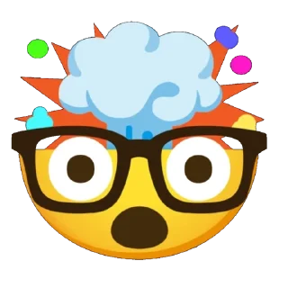 🌟 emoji 🤓🤓 Telegram sticker 21 of 52