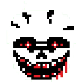 💀 emoji Insanity sans [ @Twosc567 ] Telegram sticker 22 of 42