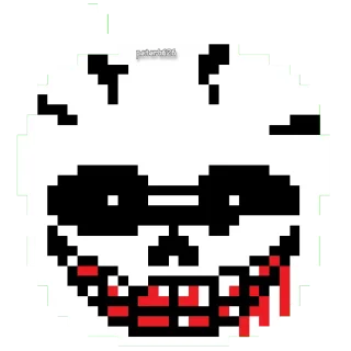 🤪 emoji Insanity sans [ @Twosc567 ] Telegram sticker 20 of 42