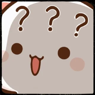 🫨 emoji @mochipeachcats memes Telegram sticker 9 of 10