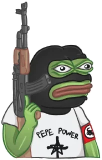 🔫 emoji Frog 𓆏 Telegram sticker 14 of 65