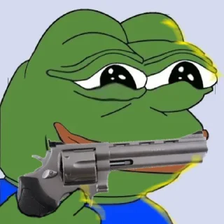 🔫 emoji Frog 𓆏 Telegram sticker 15 of 65
