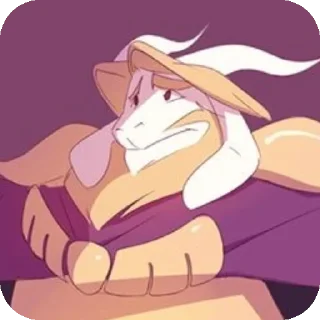 😕 emoji Asgore — @M3dvik Telegram sticker 15 of 40
