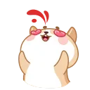 😍 emoji Love Hamsters Telegram sticker 13 of 18