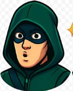 🏹 emoji Green Arrow Telegram sticker 7 of 13