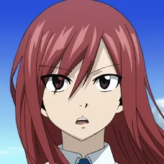💮 emoji Erza Scarlet @inteakiss @O0IlX Telegram sticker 7 of 120