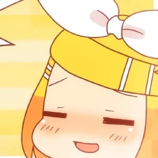 🍢 emoji Кагамине Рин by @tlumeow Telegram sticker 19 of 120