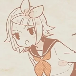 🍢 emoji Кагамине Рин 2 by @tlumeow Telegram sticker 12 of 58