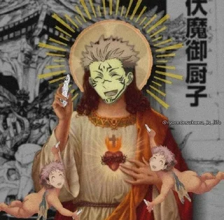 😢 emoji Itadori (Sukuna) Telegram sticker 12 of 115