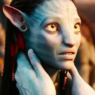 😕 emoji Neytiri by @createvety Telegram sticker 10 of 25