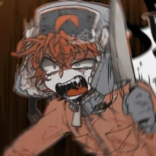 Sticker from anime South Park