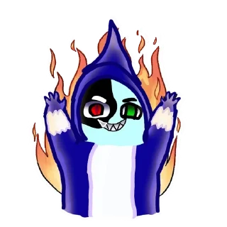 😁 emoji Синий чел Telegram sticker 16 of 44