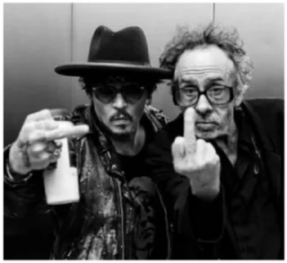 Sticker from Johnny Depp