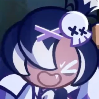 Sticker from Black garlic cookie👻