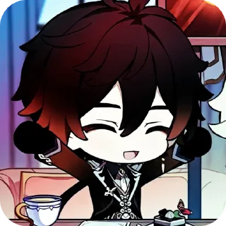 🌟 emoji [💎] Zhongli @Lib_world Telegram sticker 7 of 50