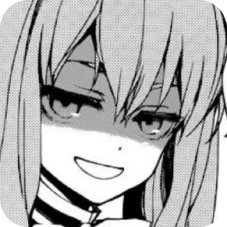 😏 emoji Seraphim of the end @sticersallfd Telegram sticker 7 of 31