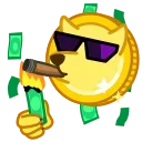 🤑 emoji The Coin Telegram sticker 14 of 20