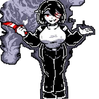 Sticker from DustShift!Chara by @ancient_inferno