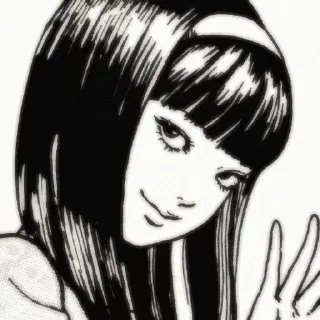 🖤 emoji Tomie Telegram sticker 11 of 33