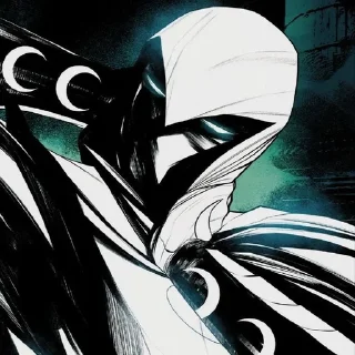 🌟 emoji @Qwarier ⬅️ Moon Knight by Telegram sticker 22 of 39