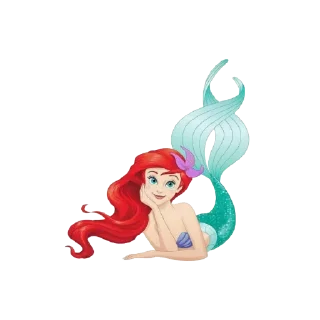 🐠 emoji Русалочка Ариэль @multiki_ru Telegram sticker 5 of 10