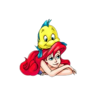 🐠 emoji Русалочка Ариэль @multiki_ru Telegram sticker 10 of 10
