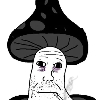 😞 emoji грибы Telegram sticker 9 of 11