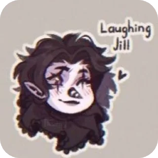 👍 emoji Laughing Jill @Ainitiart Telegram sticker 22 of 80
