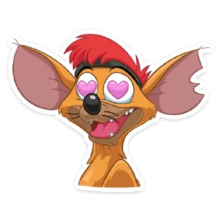 😍 emoji Тито и Жоржетта от @stickers_vk Telegram sticker 2 of 36