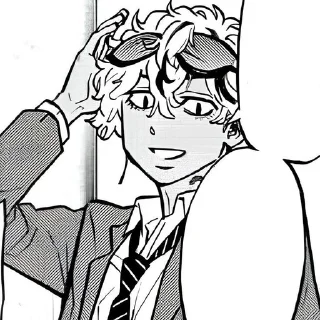 ❗ emoji Ryusei Satou by @qnvainn Telegram sticker 8 of 30