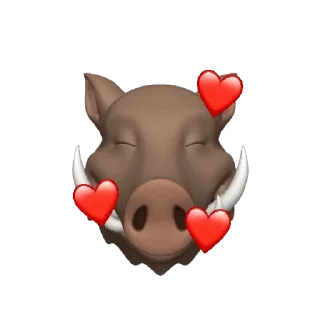 🥰 emoji кабанчик @lublu_leru Telegram sticker 16 of 17