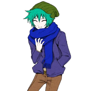 👥 emoji Синий от: @Whiteeyedranmaru Telegram sticker 2 of 120