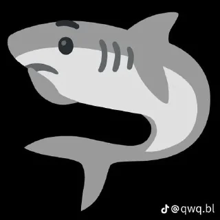 🤔 emoji Ебучая акула Telegram sticker 10 of 34