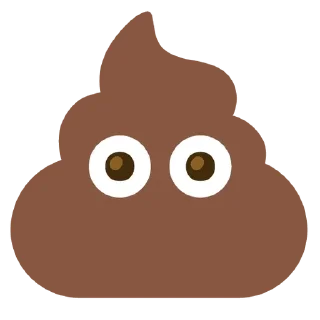 🌟 emoji poop by @this_is_sticker_party Telegram sticker 16 of 81