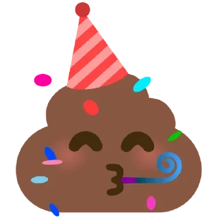 🌟 emoji poop by @this_is_sticker_party Telegram sticker 5 of 81