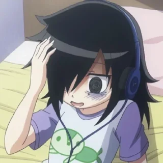 🥱 emoji Tomoko Kuroki Telegram sticker 6 of 19
