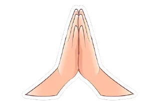 🙏 emoji Жесты • @StickEmojiBook Telegram sticker 21 of 24