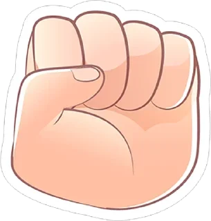 ✊ emoji Жесты • @StickEmojiBook Telegram sticker 13 of 24