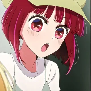 😳 emoji Кана арима @anime_sticks Telegram sticker 13 of 20